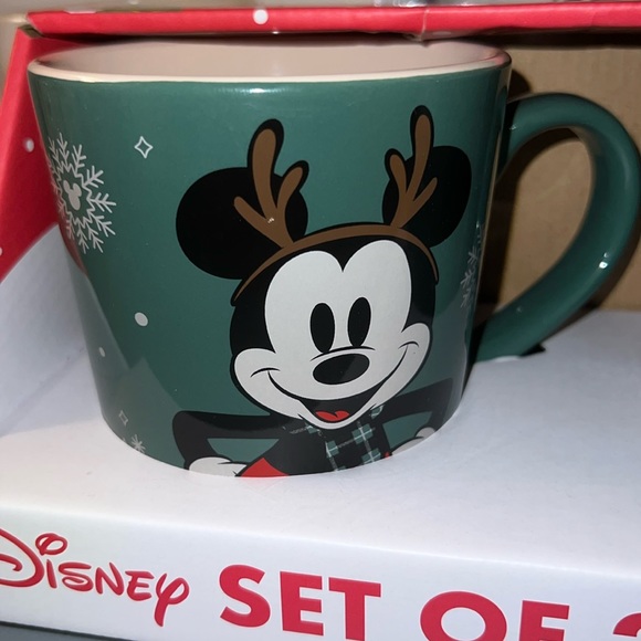 DISNEY MICKEY AND MINNIE SET OF 2 MUGS - Picture 2 of 4